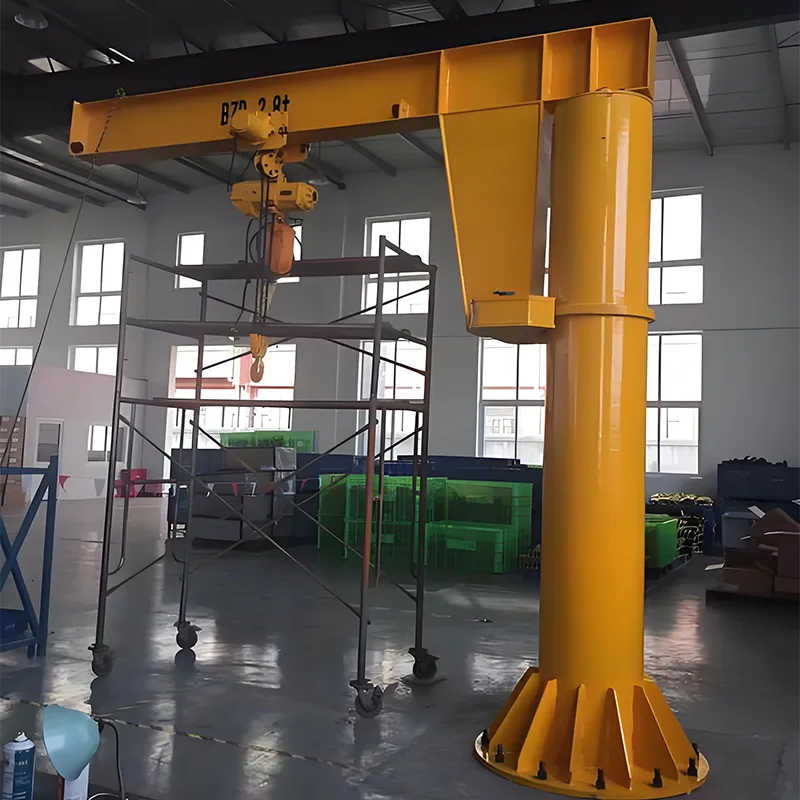 Foundry Duty Heat-Resistant Pillar Workshop Jib Crane