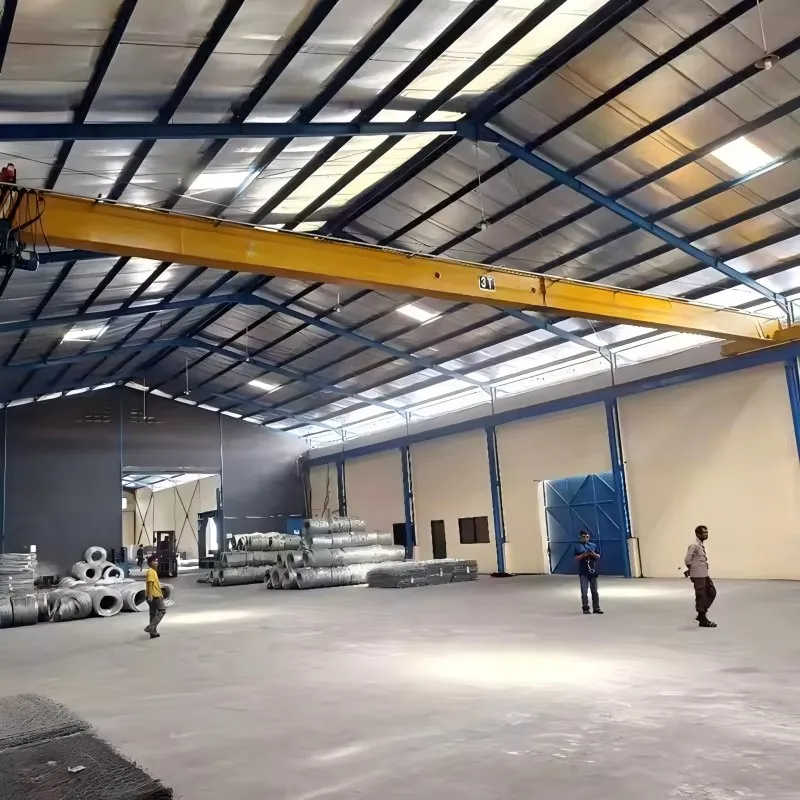 1-50T European Single Beam Overhead Crane – Low Headroom Design