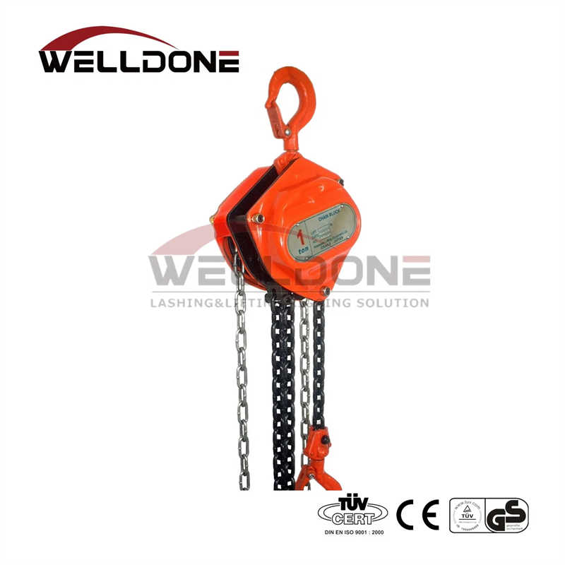 Manual Chain Hoist 5Ton with Overload Protection & Reinforced Hook