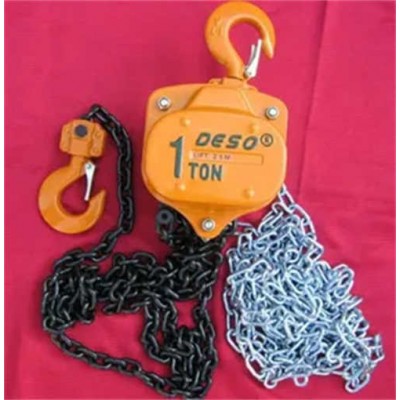 10t Heavy Duty Manual Chain Hoist Reinforced Steel CE Certified Workshop Use