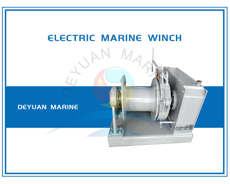 8 Ton Marine Grade Diesel Winch Single Drum With Weatherproof Coating