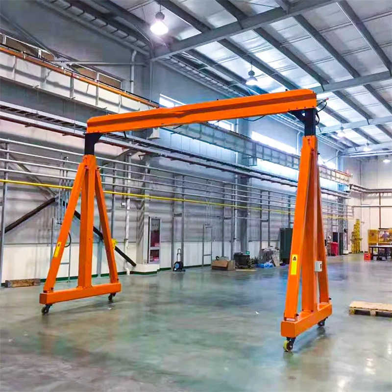 8 Ton Industrial Portable Single Gantry Crane For Construction Sites