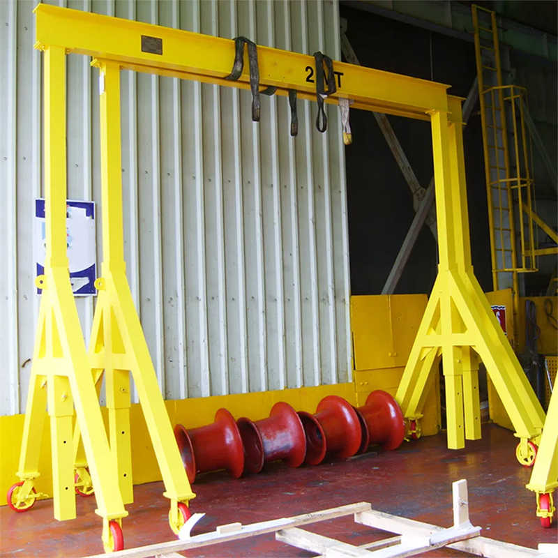 8 Ton Industrial Portable Single Gantry Crane For Construction Sites