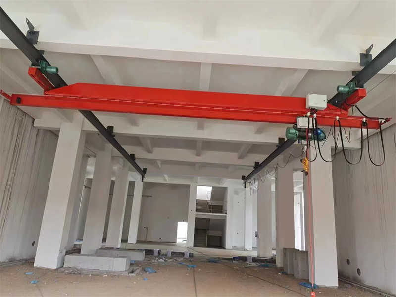 10 Ton Underhung Bridge Type Single Girder Crane For Warehouse Applications