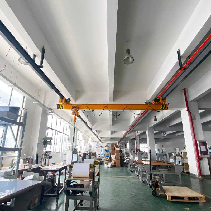 8 Ton Low Headroom Single Girder Under Running Crane For Tight Spaces