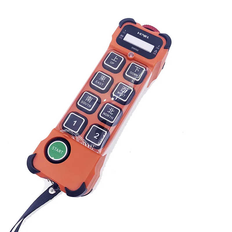 Henjel 8 Button Double Speed 433MHz RF Industrial Wireless Radio Crane