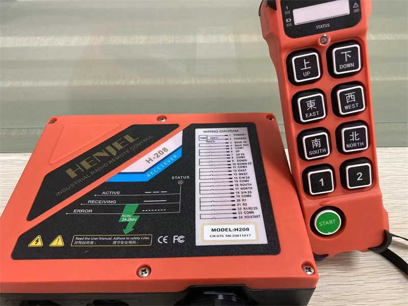 CE Certificated Henjel Single Speed Hanjel Industrial Wireless Radio Crane