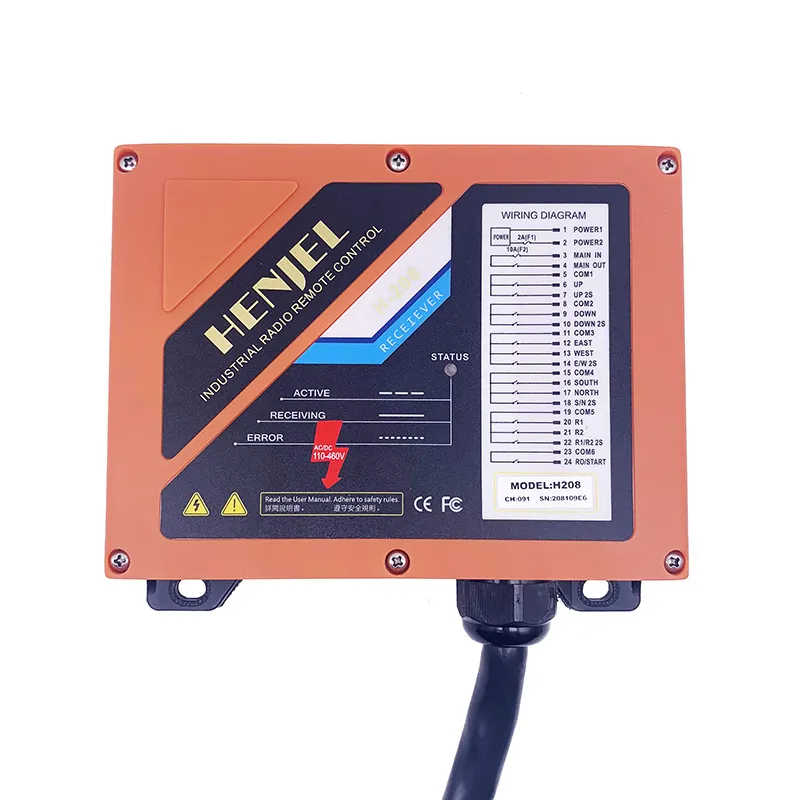 Versatile Henjel H106 RF Transmitter Receiver Winch Button Controller Crane