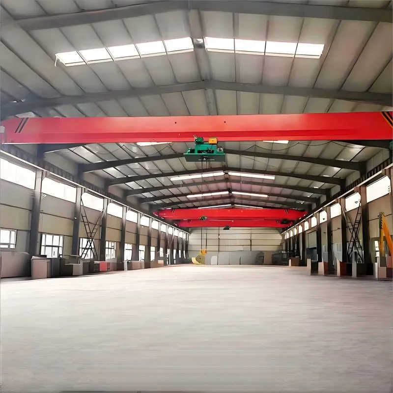 Low Maintenance Single Girder Crane 10t Steel Plant Use Extended Span Design