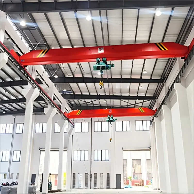 Low Maintenance Single Girder Crane 10t Steel Plant Use Extended Span Design