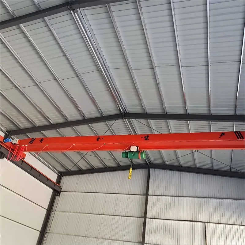 Low Maintenance Single Girder Crane 10t Steel Plant Use Extended Span Design