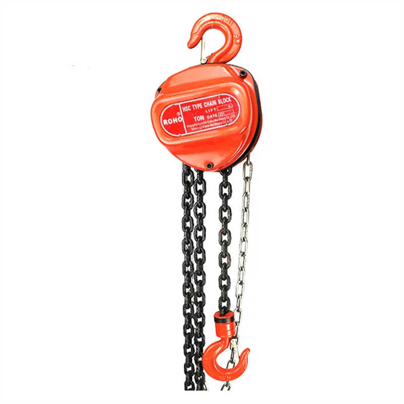 Rugged Manual Chain Block Hoist 3 Ton For Warehouse Use 9m Hook Travel