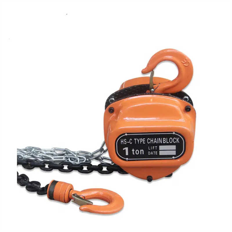 Rugged Manual Chain Block Hoist 3 Ton For Warehouse Use 9m Hook Travel