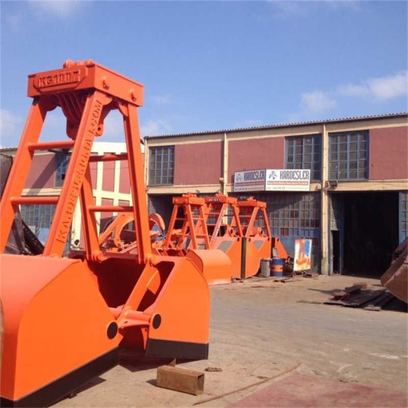 Extra Heavy Duty Orange Peel Grab for 50T+ Cranes Industrial Scrap Loading
