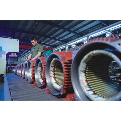 Induction 3-Phase Asynchronous AC Induction Motor 0.55kw 0.75HP 885rpm