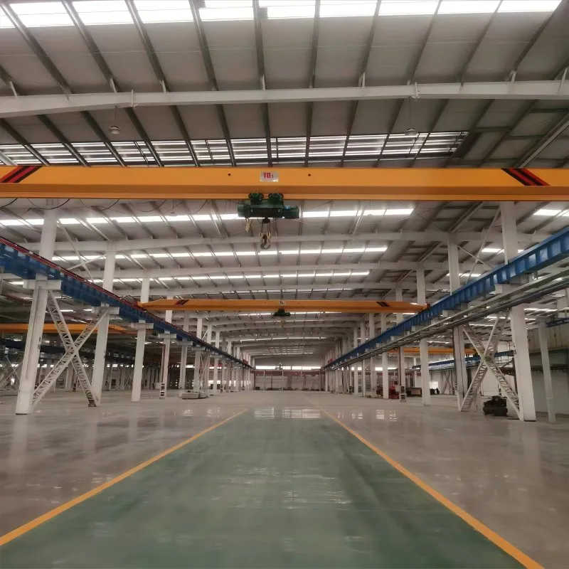 1-15 Ton LX Series Single Girder Bridge Crane Space Saving Design for Factories