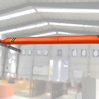 2-10 Ton Single Girder Crane with Radio Remote High Precision Lifting