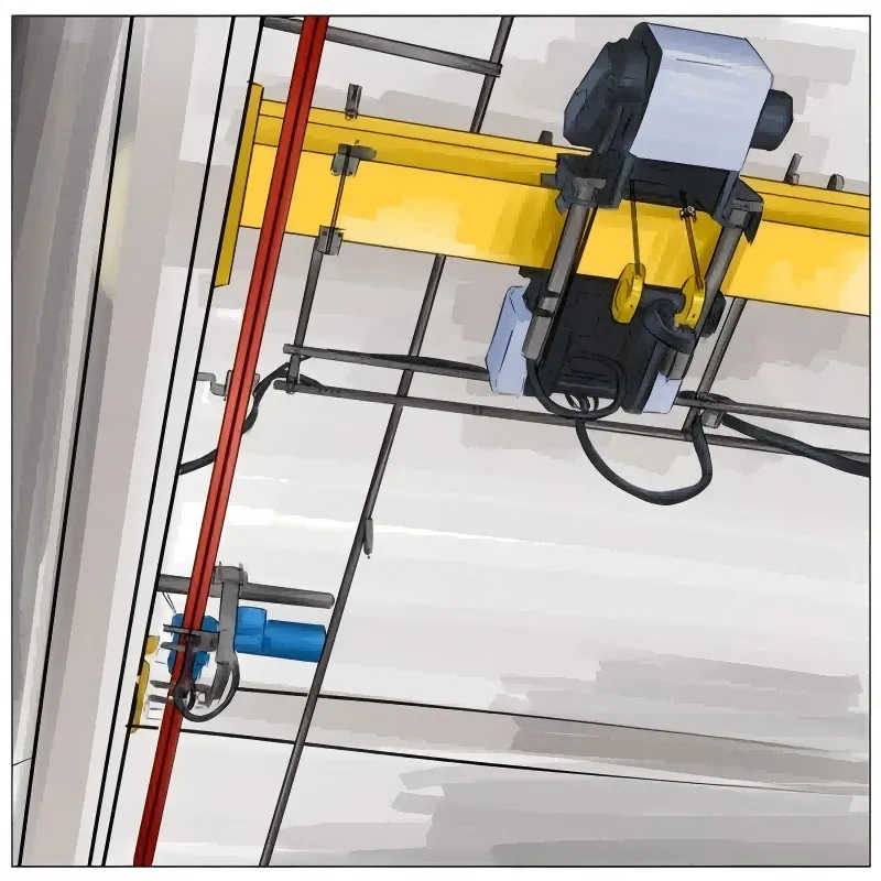 2-10 Ton Single Girder Crane with Radio Remote High Precision Lifting