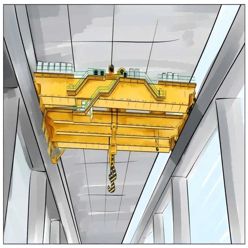 1-20 Ton LX Low Headroom Single Girder Crane Energy Efficient Operation
