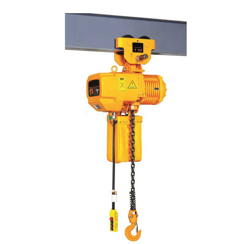 2-10Ton Single Speed Electric Chain Hoist with Trolley for Construction Sites