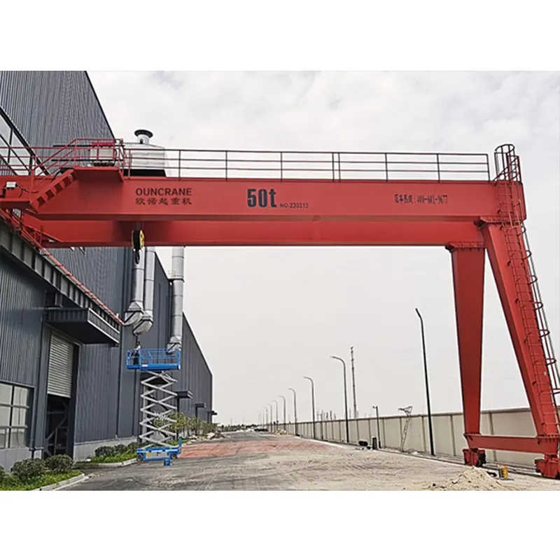 Electric Running Outdoor Mobile Lifting Gantry Crane