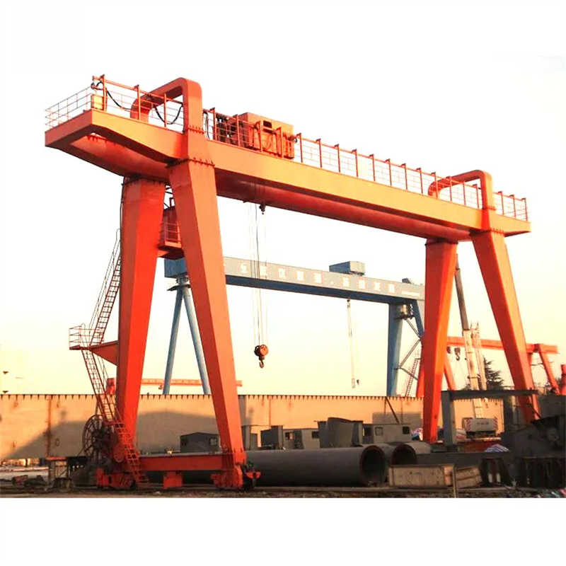 Large Span Double Girder Gantry Crane Warehouse Logistics Solution