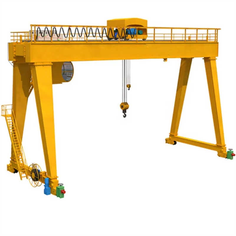Double Girder Gantry Crane with Cab or Wireless Remote Operation