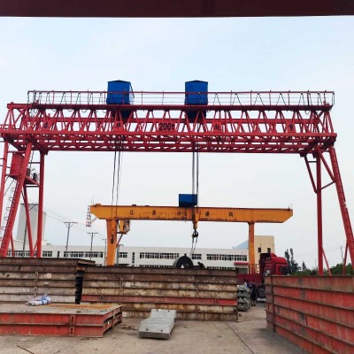Heavy Duty 32t Low Headroom Gantry Crane Steel Mill Warehouse Solution