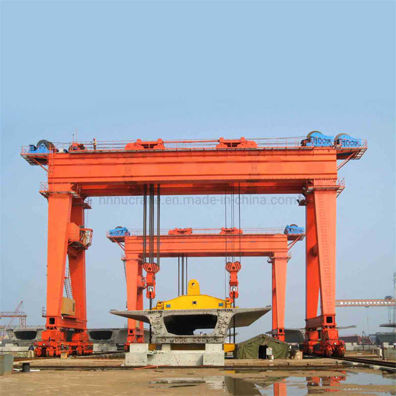 Customizable 20-100T Double Girder Gantry Crane with Siemens Electric Parts