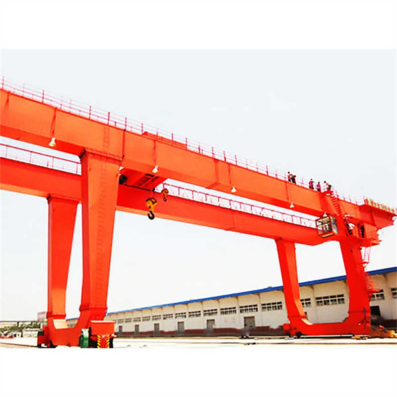 100 Ton Customizable Double Girder Gantry Crane for Various Industrial Needs