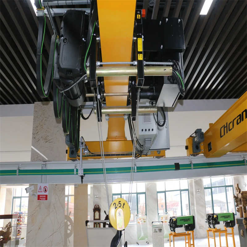 20 Ton Single Girder Overhead Crane Robust European Style Overhead Hoist