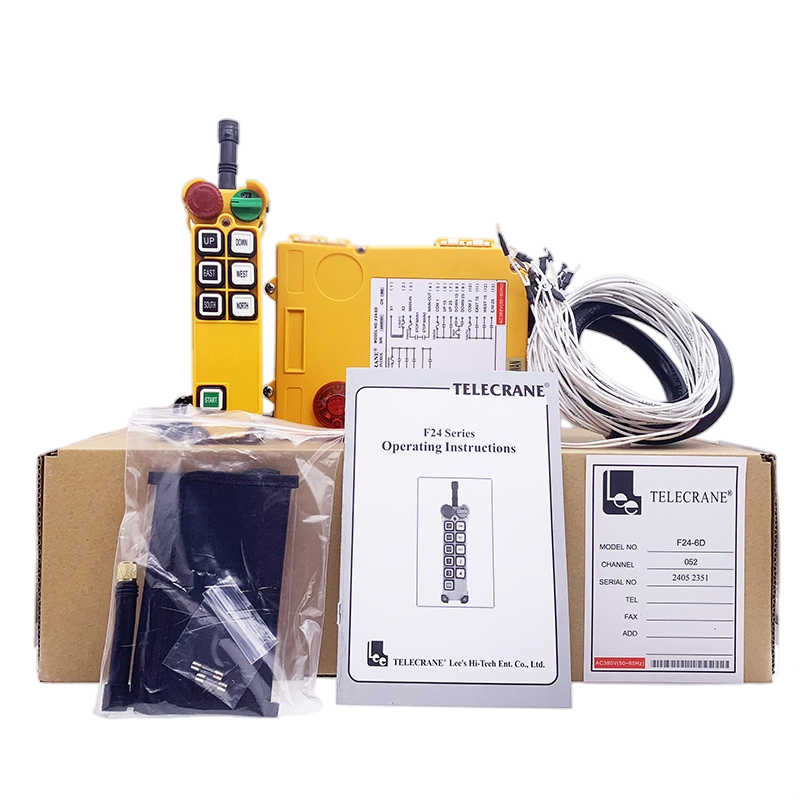 Telecrane F24-6D Universal Radio Wireless Remote Control for Overhead Cranes