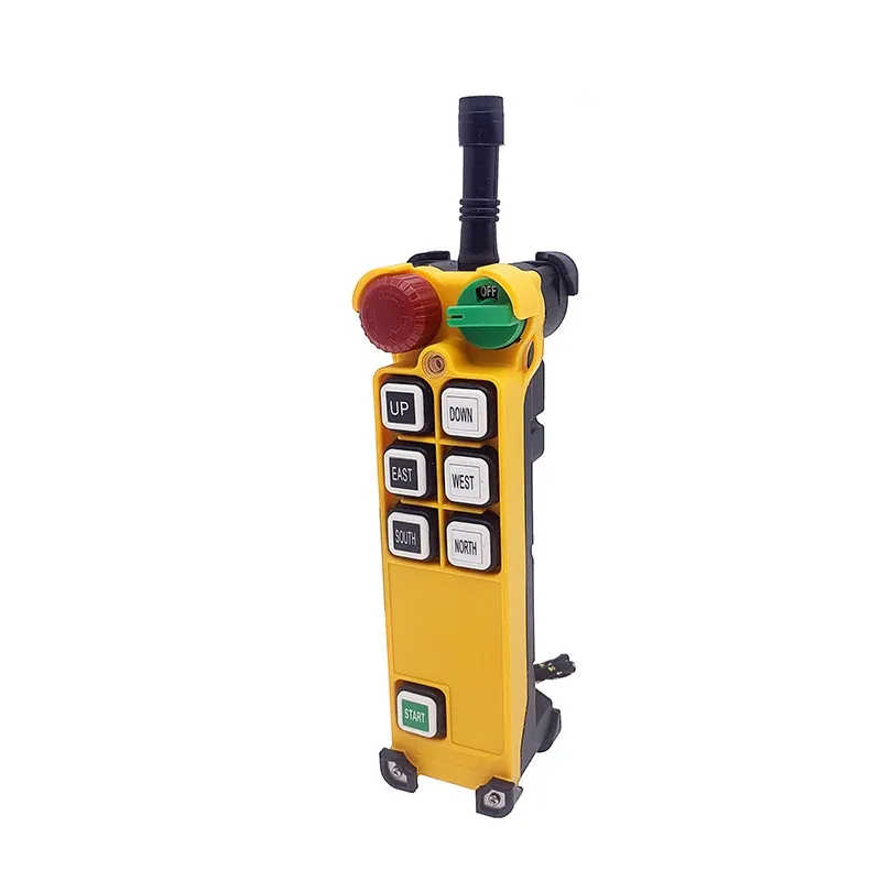Dual Step F24-6D Radio Remote Control for Safe Crane Operation