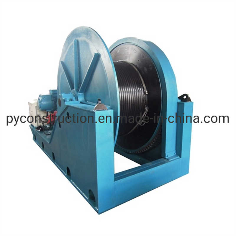2 Ton Portable Electric Wire Rope Winch with Safety Brake System
