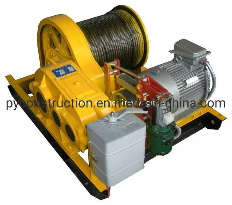 50 Ton Massive Electric Wire Rope Winch for Bridge and Dam Construction