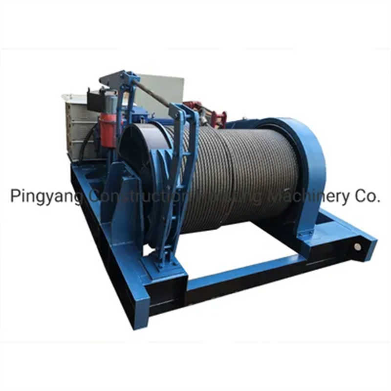50 Ton Massive Electric Wire Rope Winch for Bridge and Dam Construction