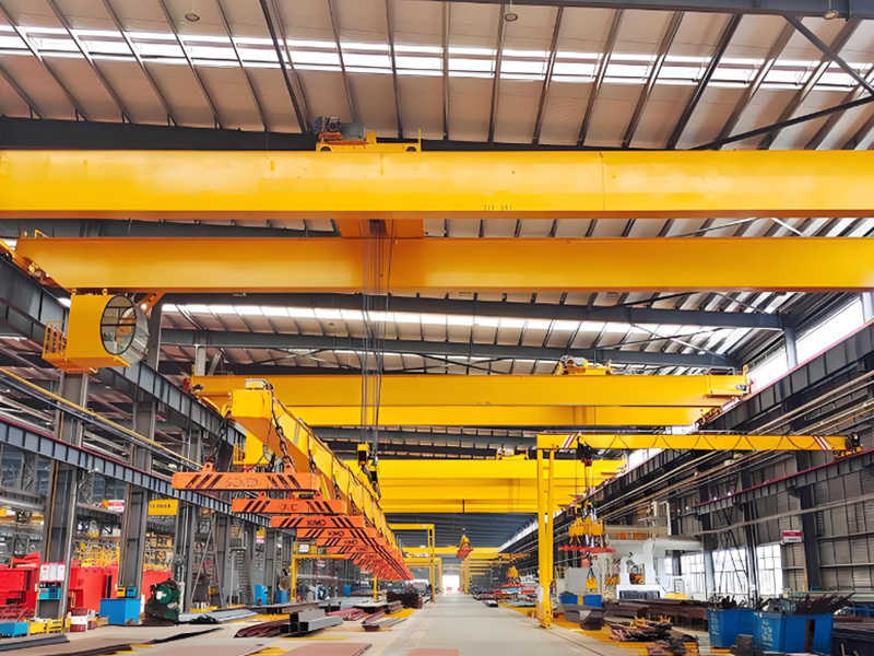 25 Ton Powerful Electromagnetic Overhead Crane with Precision Carrier-beam