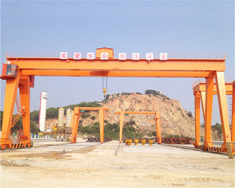 High Capacity MG Double Girder Gantry Crane Box Type 25 Ton 75 Ton
