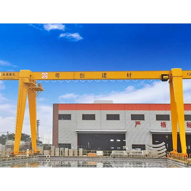 Single Girder Electric Hoist Gantry Crane 3 Ton 12 Ton for Construction Sites