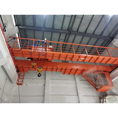 10t Double Girder Hook Bridge Crane | Span 15m | Lifting Height 12m | Qd Type