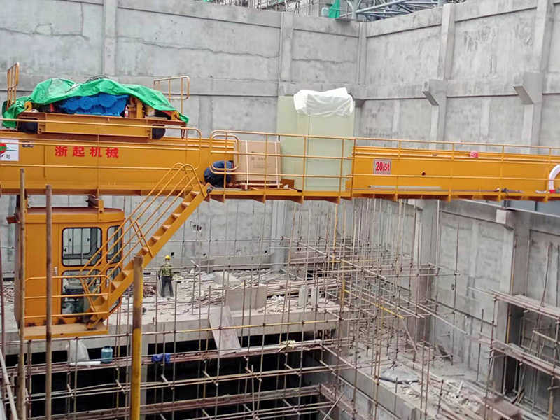 10t Double Girder Hook Bridge Crane | Span 15m | Lifting Height 12m | Qd Type