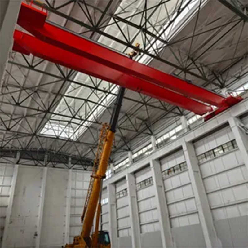 10t-75t Double Girder Overhead Crane | Adjustable Span & Lifting Height