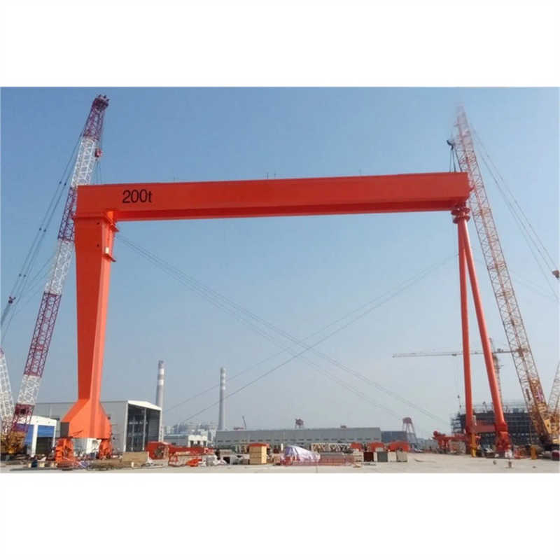 100-500t Shipbuilding Gantry Crane | Heavy Duty Box Girder Design for Shipyards