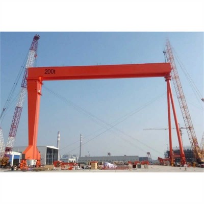 100-500t Shipbuilding Gantry Crane | Heavy Duty Box Girder Design for Shipyards