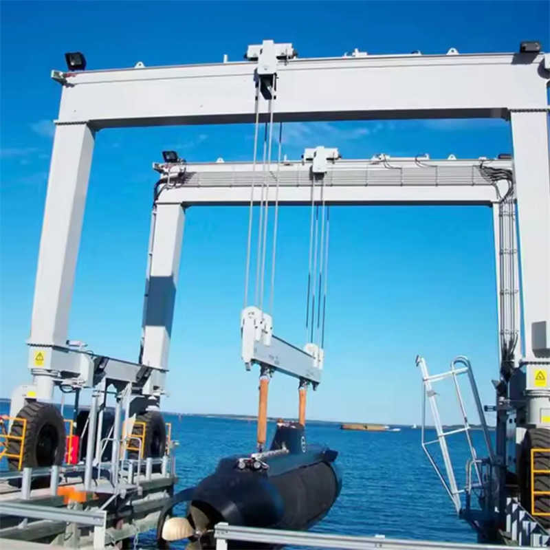 500t Shipbuilding Portal Crane | High Stability Design for Marine Applications