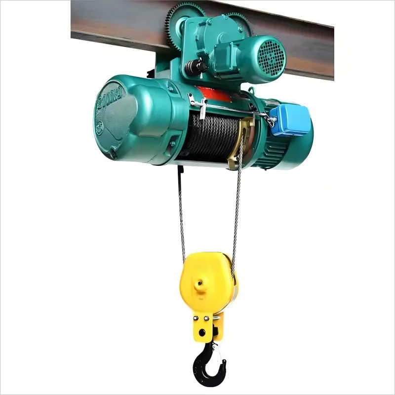 1-10 Ton CD/MD Electric Wire Rope Hoist | Remote Control Overload Protection