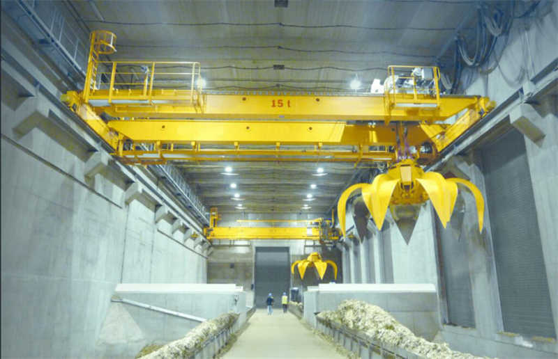 Grab Bucket Overhead Crane - 50T Capacity for Industrial Material Handling