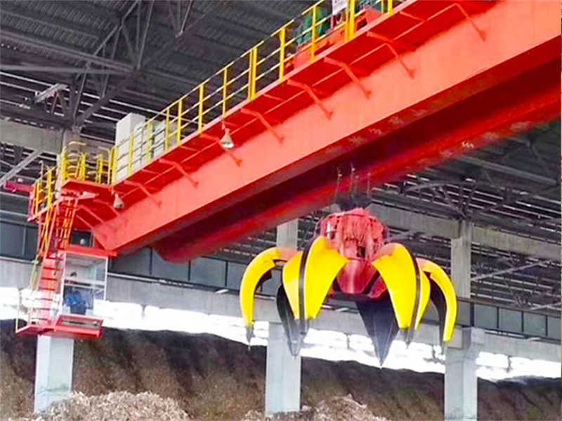 Clamshell Grab Overhead Crane - Ideal for Coal & Bulk Loading/Unloading