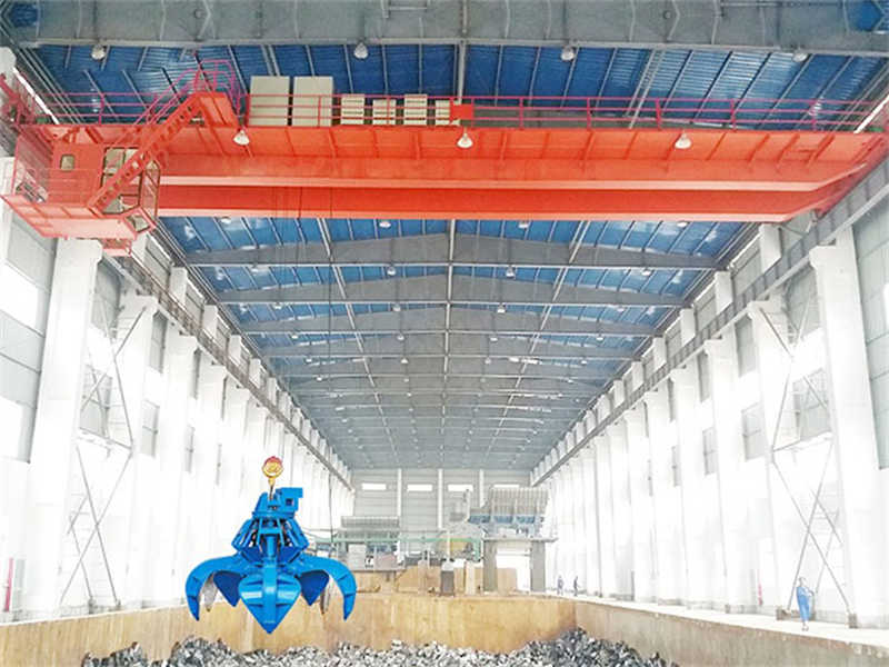 Grab Overhead Crane - Space-Saving Design for Efficient Bulk Material
