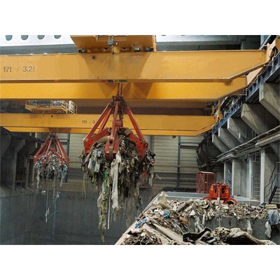 Reinforced Grab Overhead Crane - Built for Demanding Scrap Metal Handling